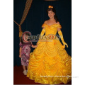 Hot sale custom made popular belle dress from Beauty and the Beast cartoon cosplay costume